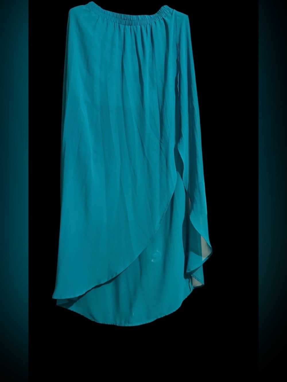 Dainty Hooligan Teal Elastic Waist Skirt